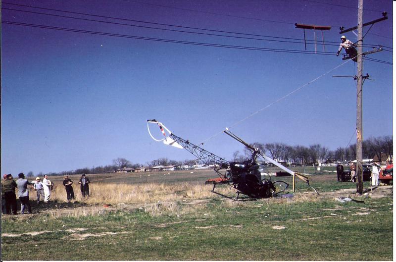 April 21, 1961 helicopter crashes on Legion grounds. | The